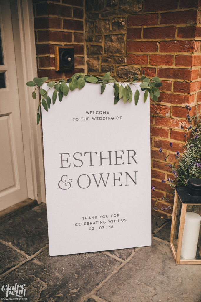 Welcome- Esther&Owenwedding-Claire Penn Photography, Green Fingers Welcome- Esther&Owenwedding-Claire Penn Photography, Green Fingers