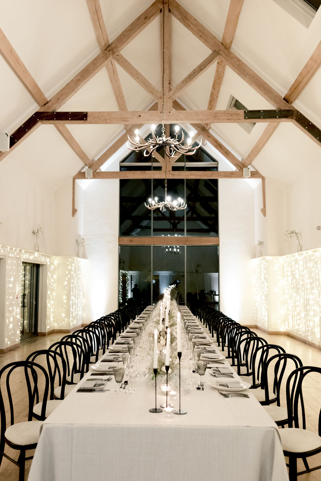 Millbridge-ByCatherineCarterWeddings-211 Monochrome winter inspired tasting experience at Millbridge Court hosted by Kalm Kitchen.